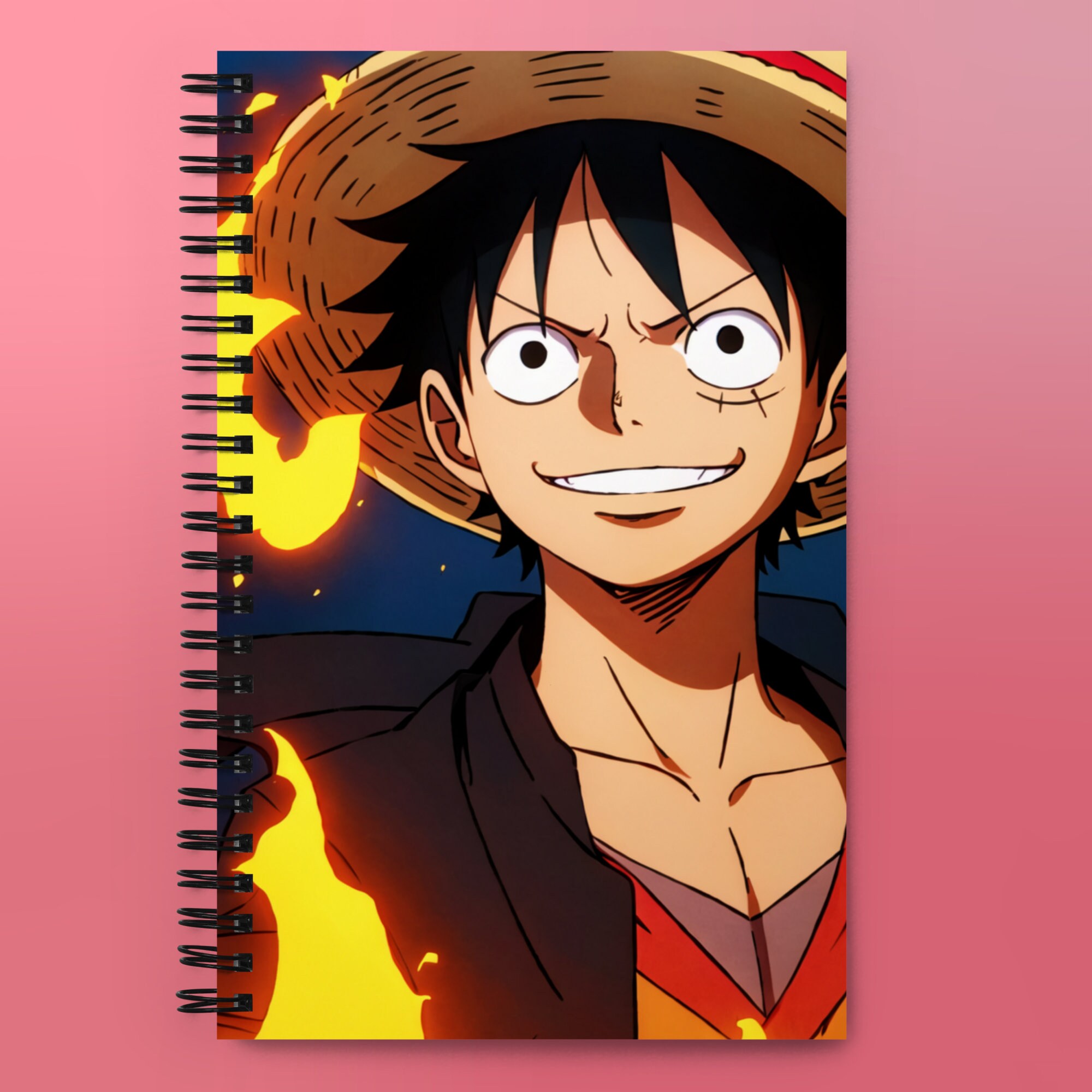 L U F F Y Spiral Notebook Notebook Anime Notebook Anime Nootbook L U F F Y Spiral Notebook Notebook Anime Notebook Anime Nootbook