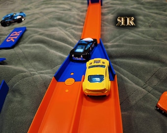 Lane merge Hot Wheels compatibile pista merge 2 a 1