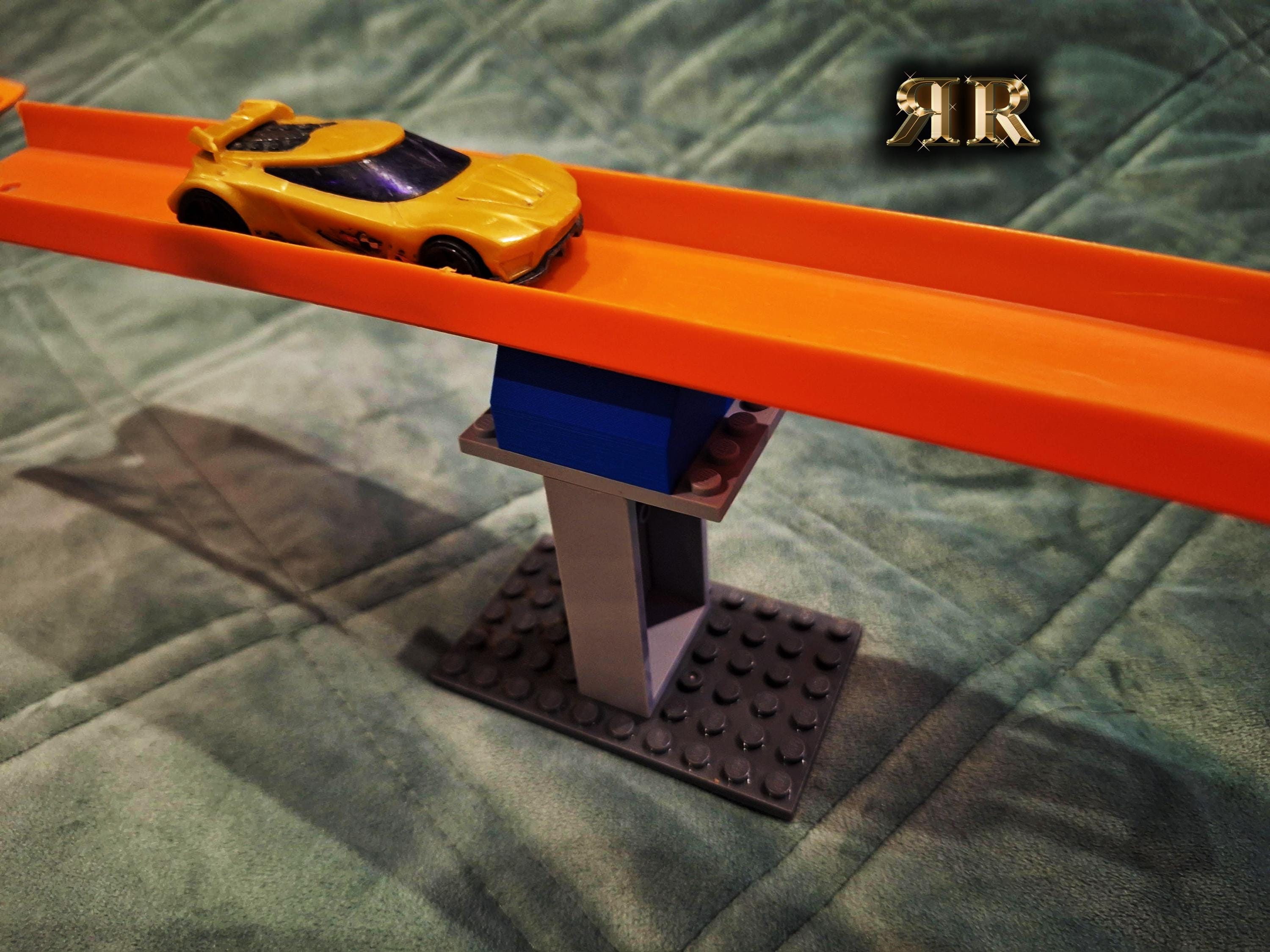 Hot wheels lego track builder sale