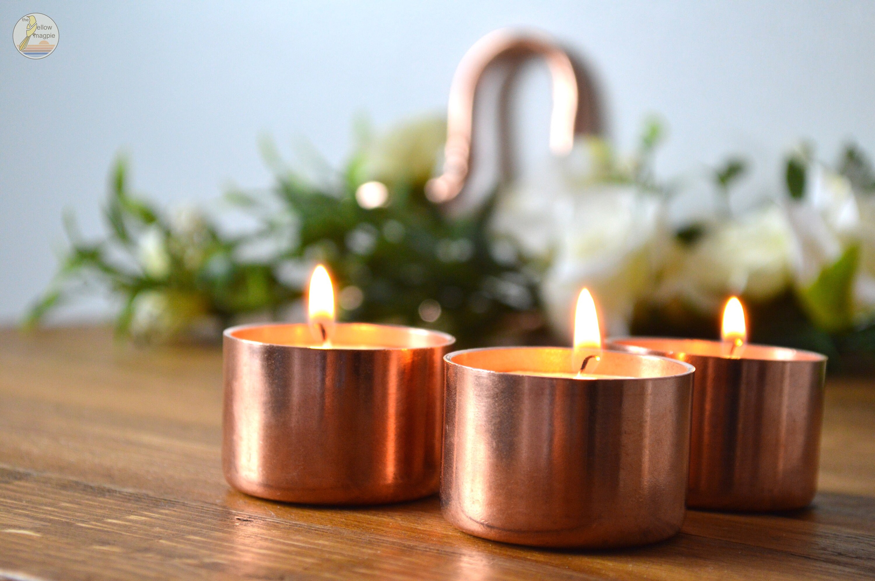 3 Copper Tea Light Holders Etsy