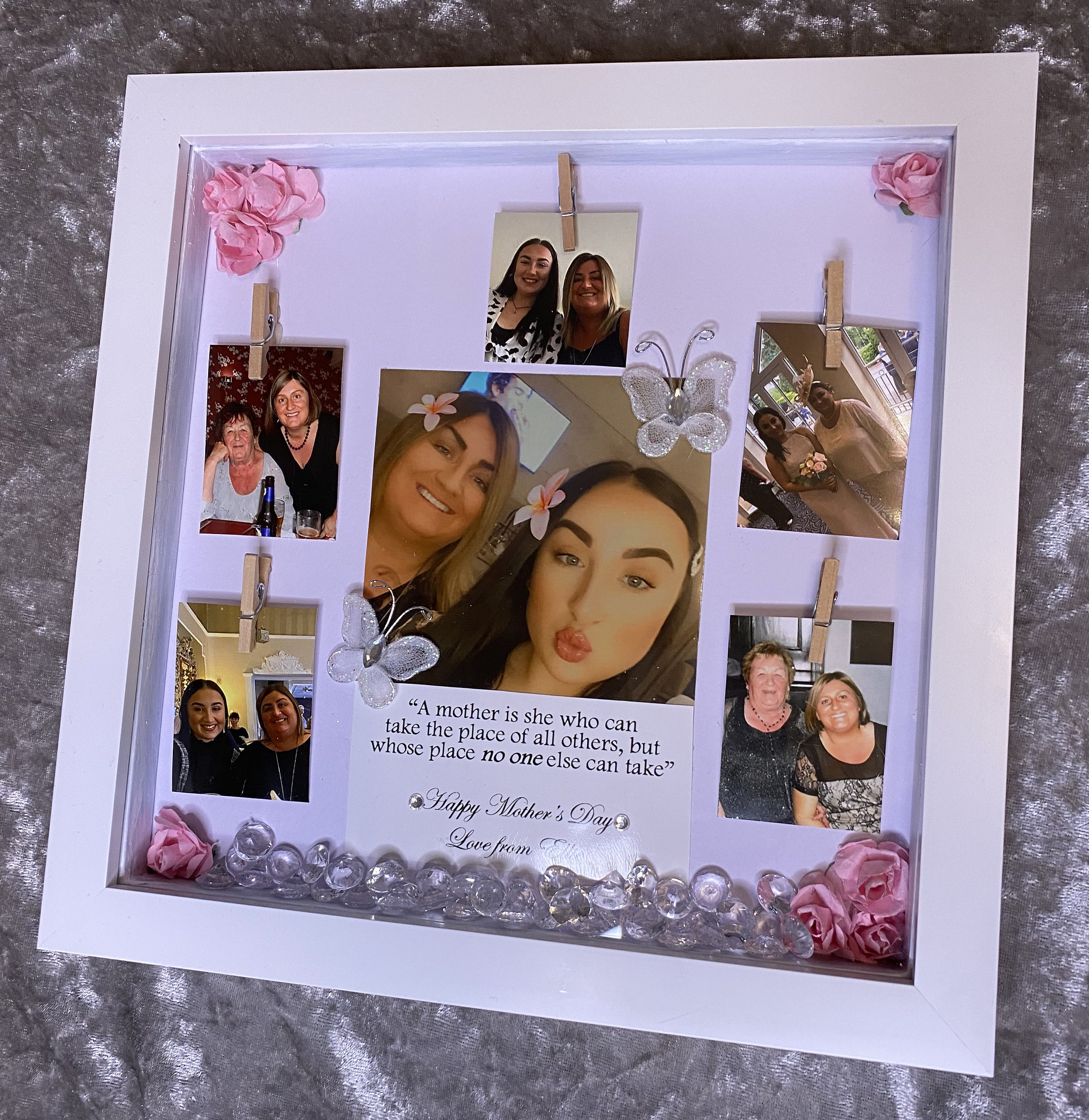 Personalised Box Frame birthday frame gifts for her gifts Etsy