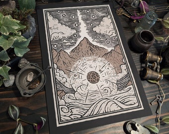 Mountain Empyrean | 12" x 18" Artist Print | Medieval-Style Illustration