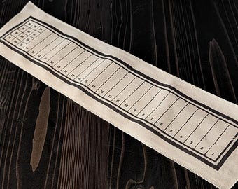 Cloth RPG Initiative Track | Gift for Dungeon Masters and OSR Gamers