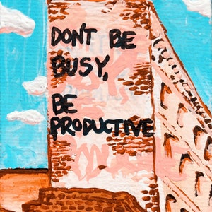 Be Productive Mini Canvas