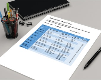 Tennis Periodization Annual Plan