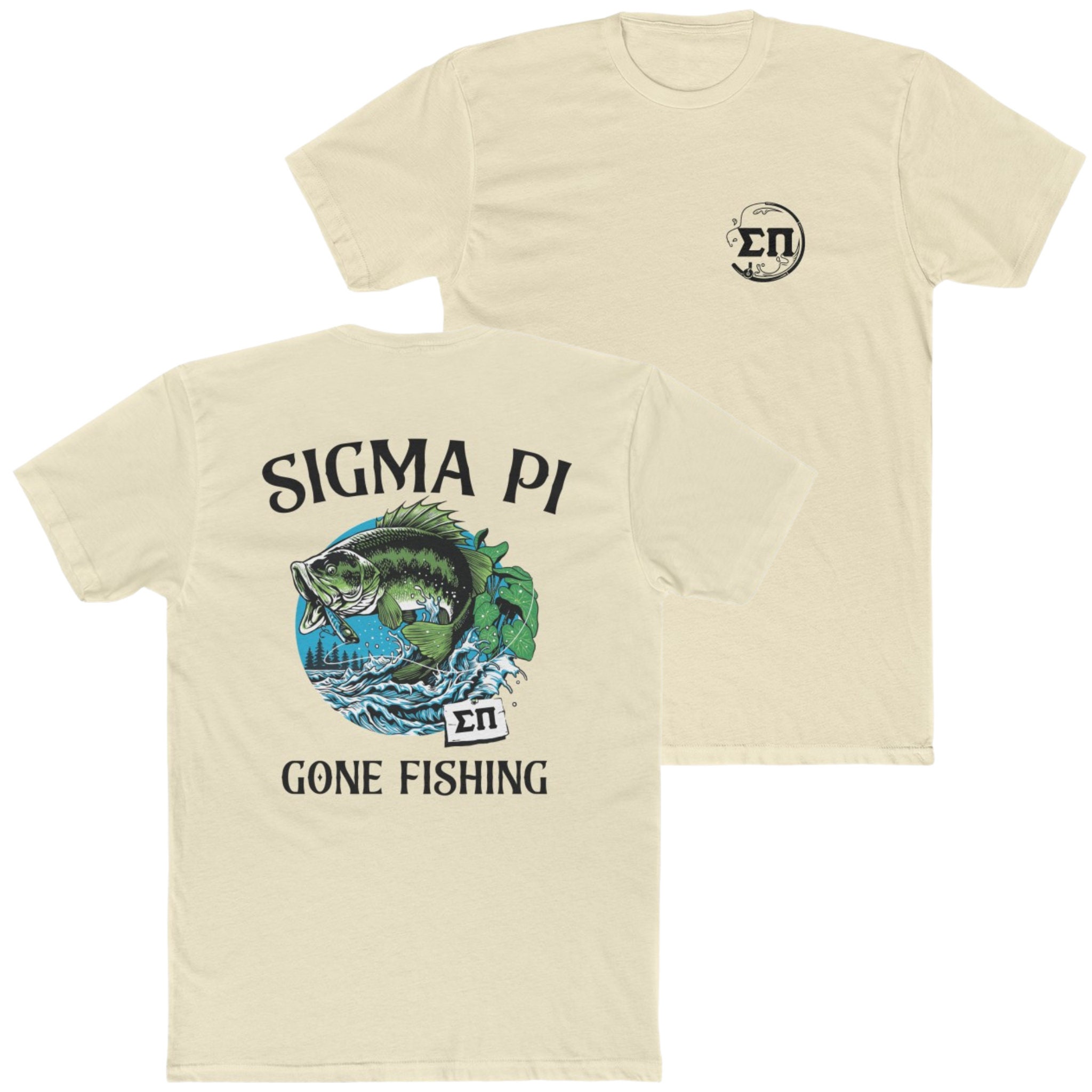 Sigma Pi Graphic T-shirt Gone Fishing -  Canada