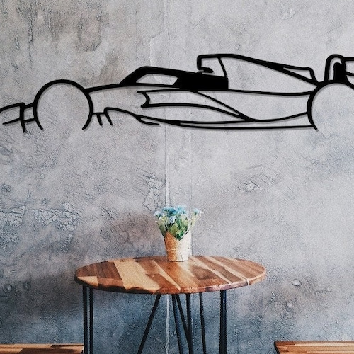 Formula One Metal Wall Art F1 Metal Art Car Metal Art Etsy