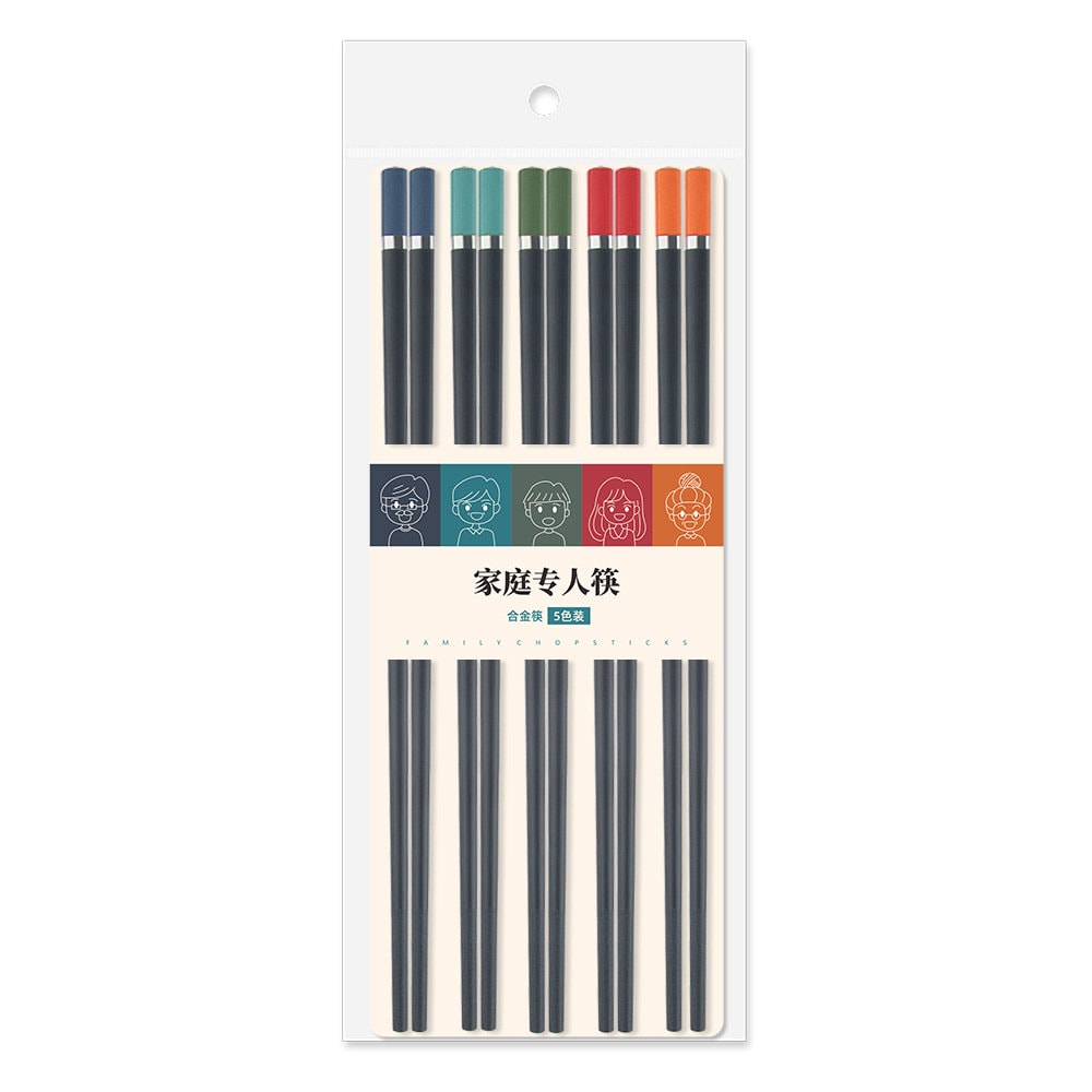 Japanese Bamboo Chopsticks Non-slip processing Apple 5 pairs(Green/Red) Japanese Bamboo Chopsticks Non-slip processing Apple 5 pairs(Green/Red)
