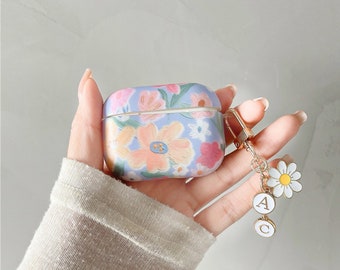 Personalised Airpods Case Cute TPU Floral AirPods 1/2 Pro 3 Pro2 Gen Protective Carrying Case  Cover Case UK