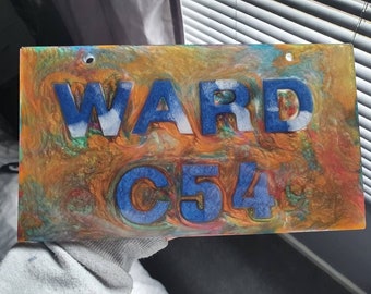 Outdoor & indoor resin plaque