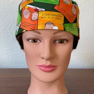 Unisex or Men’s Scrub-Licensed Halloween Cotton Fabric-USA Made-Scrub Caps-Surgical Cap-Medical Hat-Nurse-Vet-Chemo