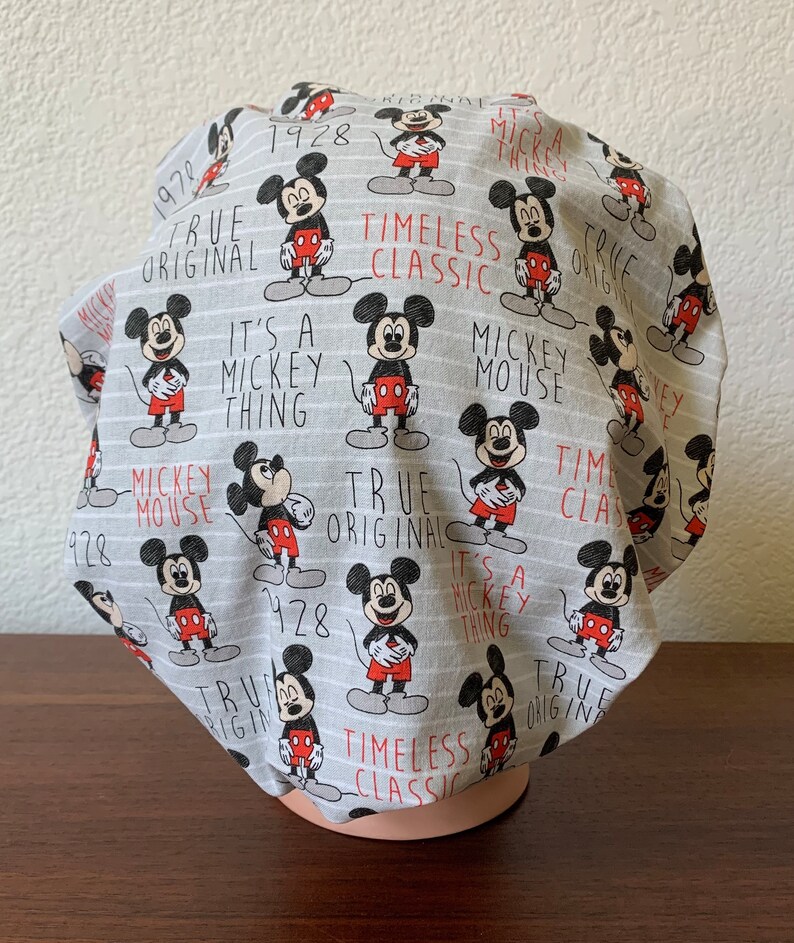 Bouffant Scrub Hatmade With Licensed Disney Classic Mickey Mouseusa Madescrub Capssurgical