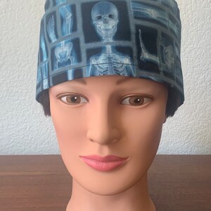 Unisex or Men’s Scrub-X-Ray Fabric-USA Made-Scrub Caps-Surgical Cap-Medical Hat-Nurse-Vet-Chemo