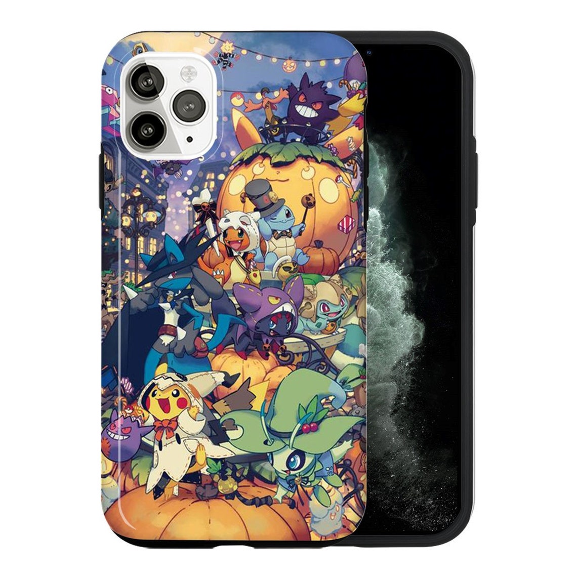 Pokemon Phone Case Seamless Pattern Cover for iPhone 12 11 Etsy