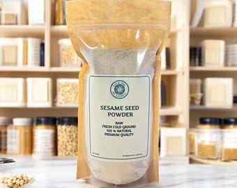 Raw Cold-Ground Sesame Seed Powder / Freshly Ground