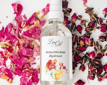 Hydrating Rose Facial Hydrosol | Natural Skin Toner | Toning Rose Water| Authentic Distillation Process