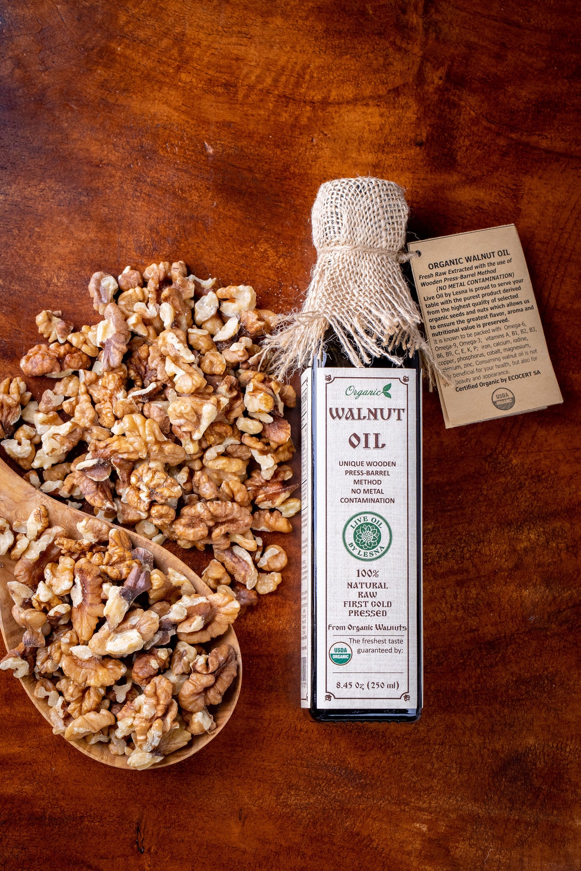 Organic Walnut Oil Fresh Coldpressed Walnut Oil Pure and Etsy