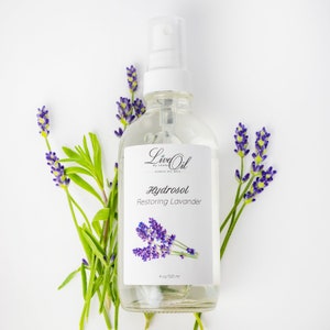 Lavender Hydrosol, Natural Face and Skin Toner, Authentic Distillation Mist