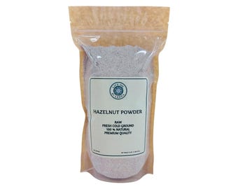 Raw Cold-Ground Hazelnut Powder | Organic Gluten-Free Baking Flour (1 lb)