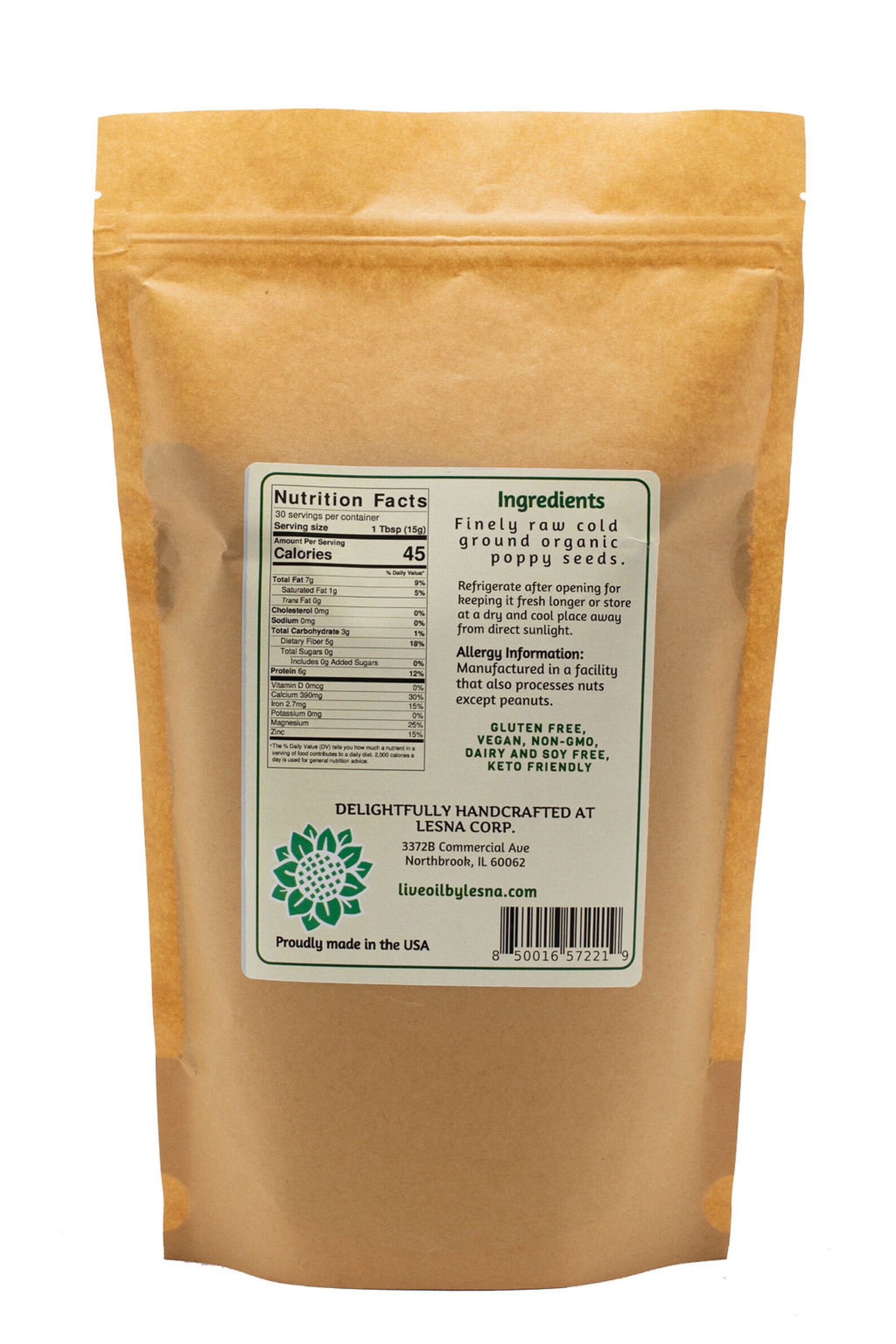 Organic Poppy Seed Powder Poppy Seed Meal With Protein and Etsy