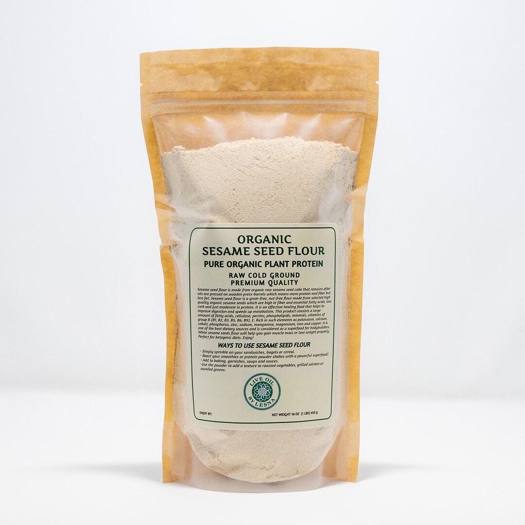 Raw Sesame Seed Powder Coldground Sesame Seed Meal Fresh Ground Gluten