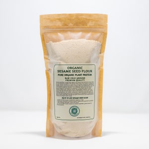 Raw Cold-Ground Sesame Seed Flour / Freshly Ground