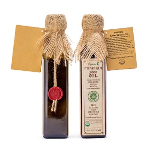 Certified Organic Pumpkin Seed Oil: Raw, Cold-Pressed, Wooden Barrel bild 7