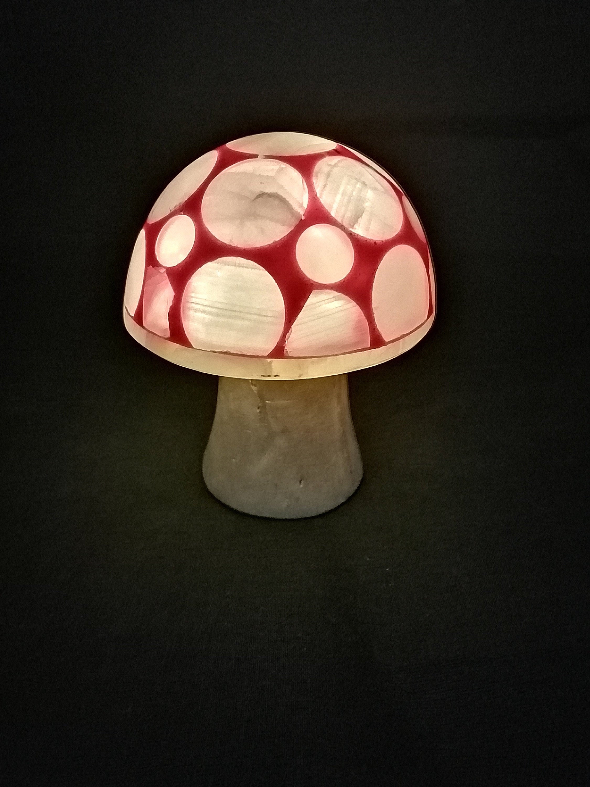 Mushroom lamp baby night lamp bedside lamp indoor lights | Etsy