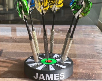 Custom dart holder with name