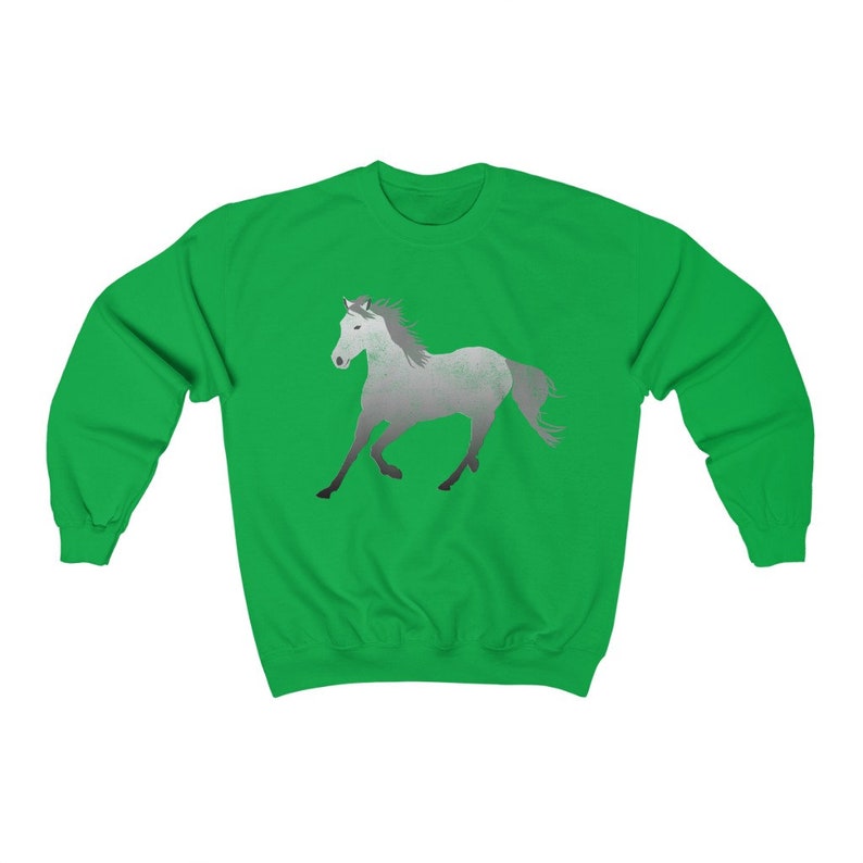 Horse Sweatshirt Equestrian Sweatshirt Horse Gift Turning Etsy