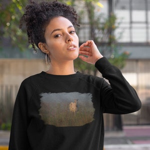 Horse sweatshirt Equestrian sweatshirt Horse gift Horse in mist Unisex Heavy Blend Crewneck Sweatshirt