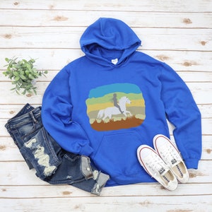 Horse hoodie Equestrian hoodie Horse gift Running Horse Galloping horse Unisex Heavy Blend Hooded Sweatshirt