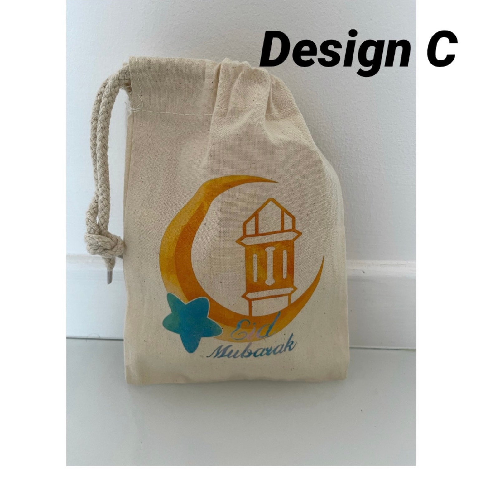 Personalised Eid gift bag sacks for the family in 5 different Etsy
