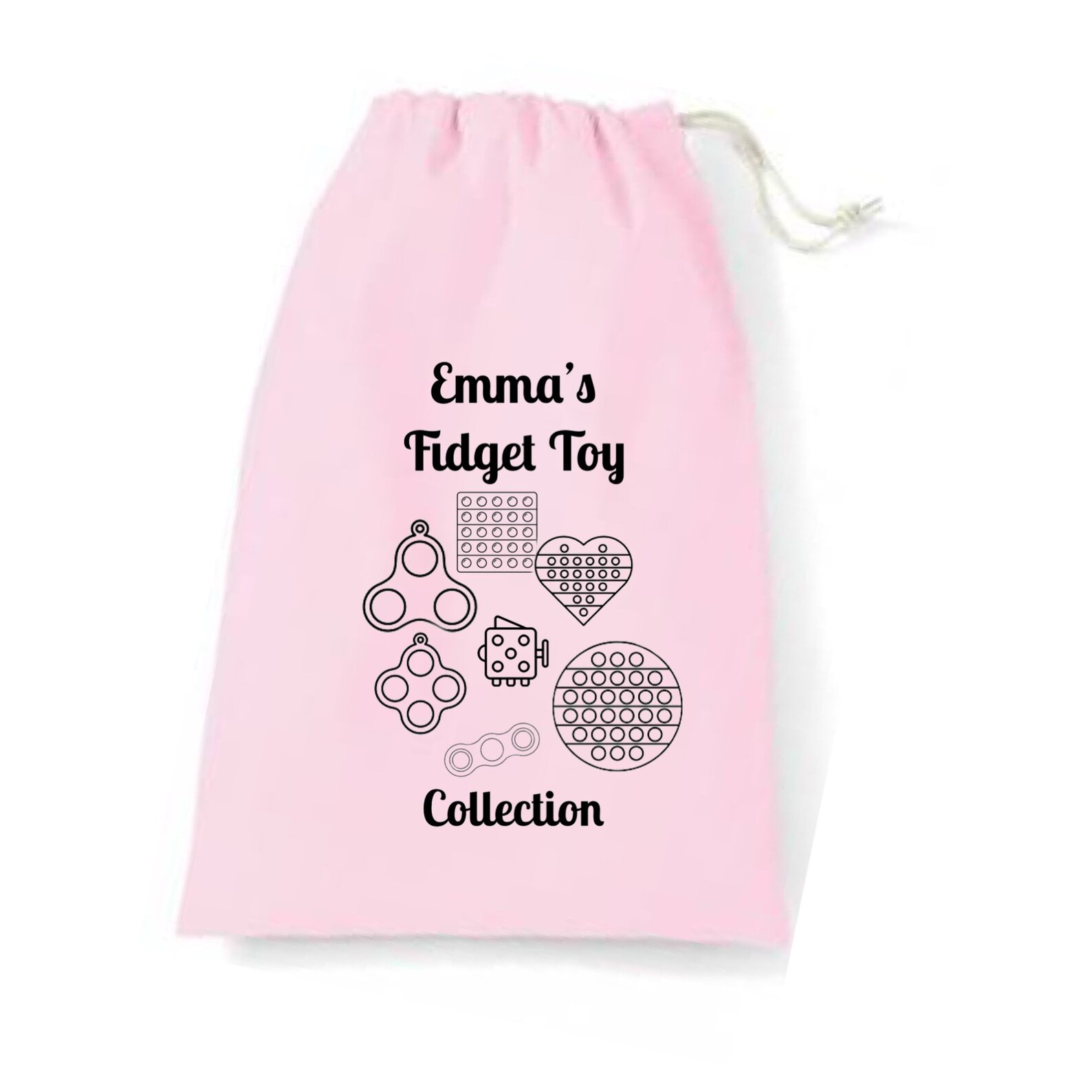 Kids personalised fidget toy collection bag gift for sensory Etsy