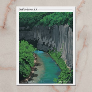 BUFFALO NATIONAL RIVER real print | Missouri, Arkansas, Ozark Landscape, Ozark Mountains, Outdoors, Wall Art, Local Hikes of the Ozarks