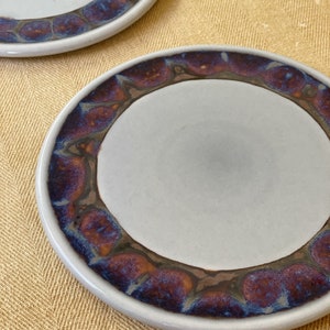Vintage Mid Century Bing & Grøndahl &quot;Mexico&quot; Pair of Butter Boards Denmark 1970s