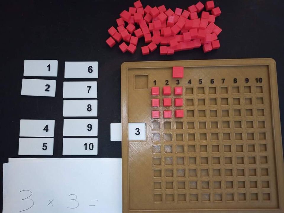 Montessori Multiplication Board | Etsy