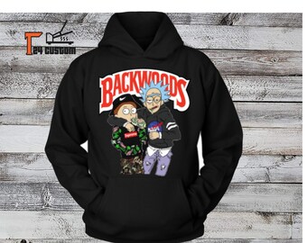 Backwoods rick and morty hoodie clearance