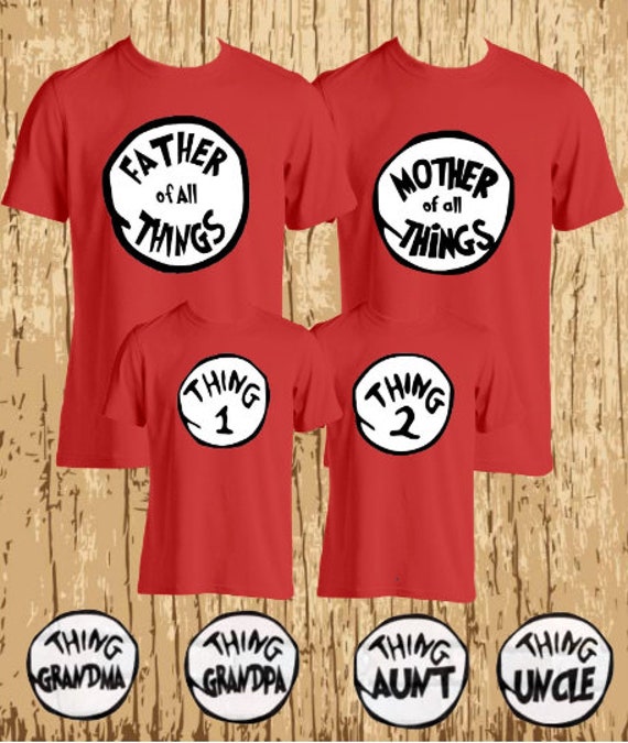 personalized thing 1 shirts