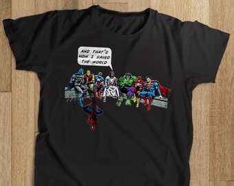 Jesus With Avengers - Etsy Australia