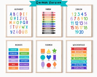 german alphabet etsy