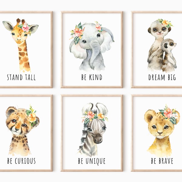 Nursery Animal Print - Etsy