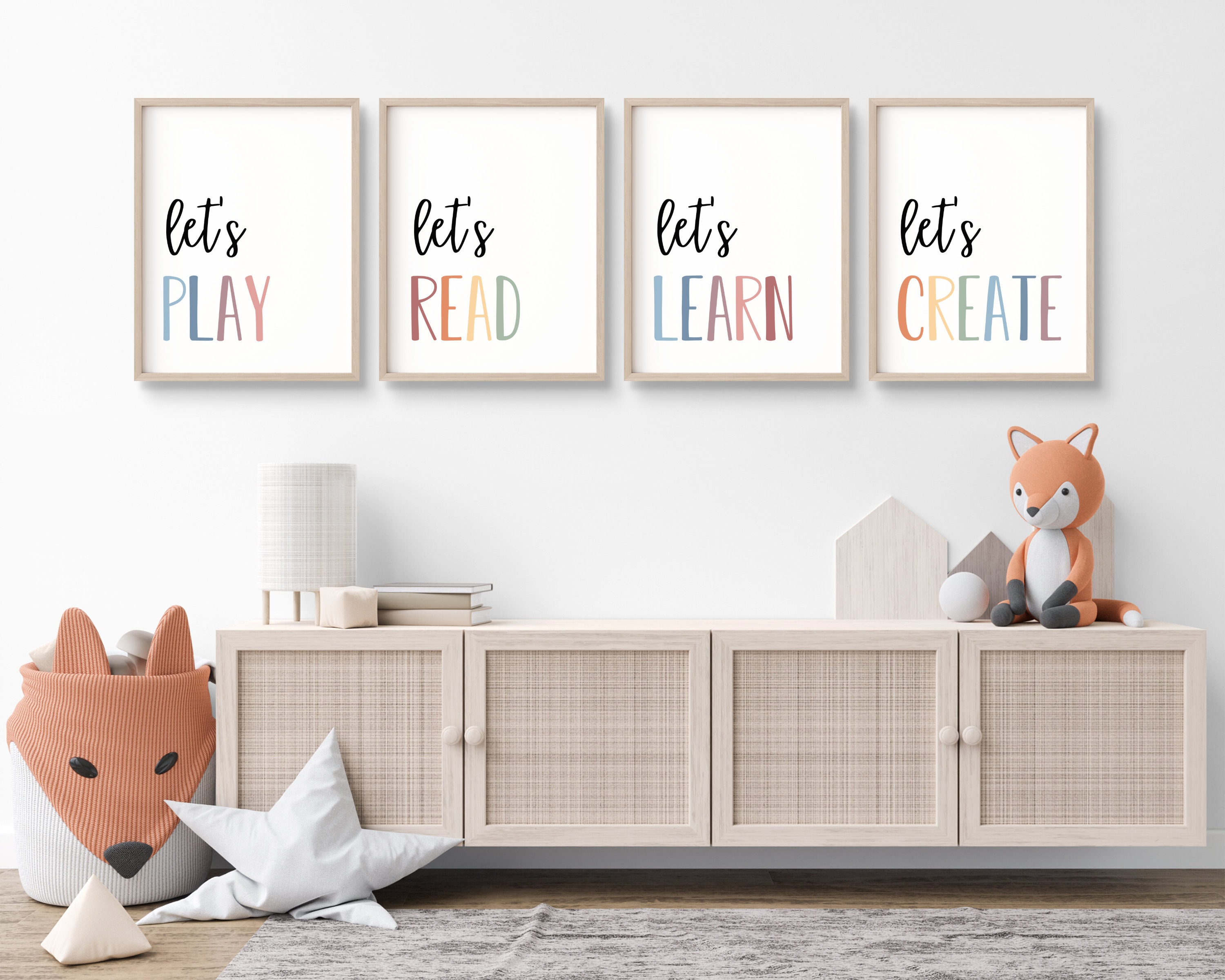 Toy room wall art 2025