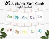 Alphabet Flash Cards, Homeschool Printables Morning Basket, Educational Printables Flashcards Pre-K Activities, Toddler Preschool Printables