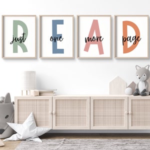 Tightly Wound Designs-Vibrant READ Wall Letters