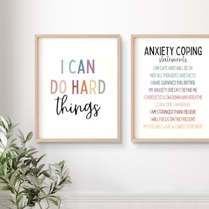 30 Calm Down Posters School Counselor Office Therapy Decor Boho ...