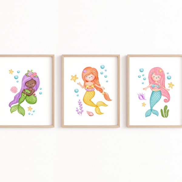 Mermaid Bathroom - Etsy