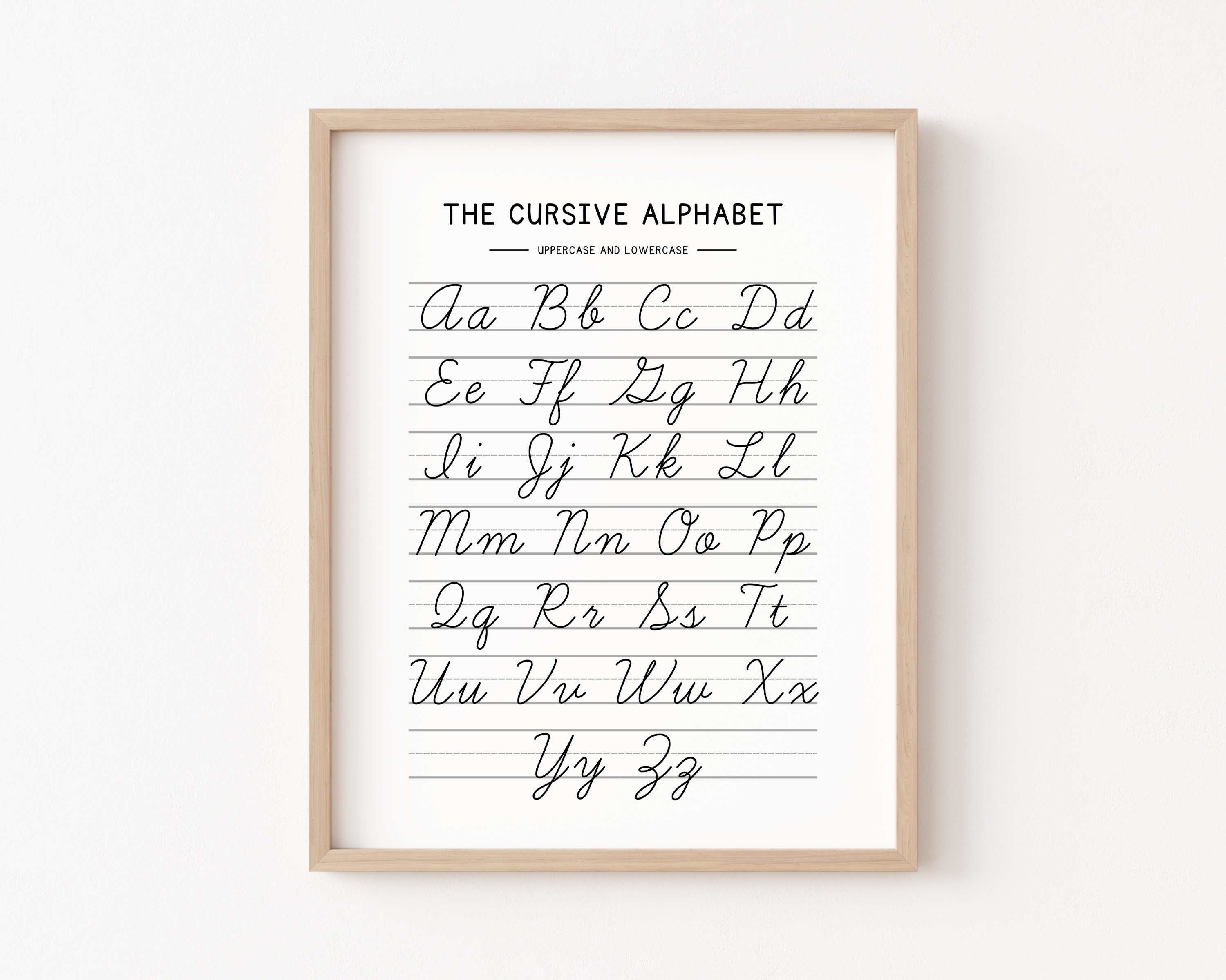 Alphabet Handwriting Practice for Kids, Printable Letter Tracing