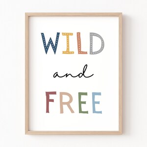 Born to Be Wild and Free Printable, Safari Nursery Print, Wild One ...