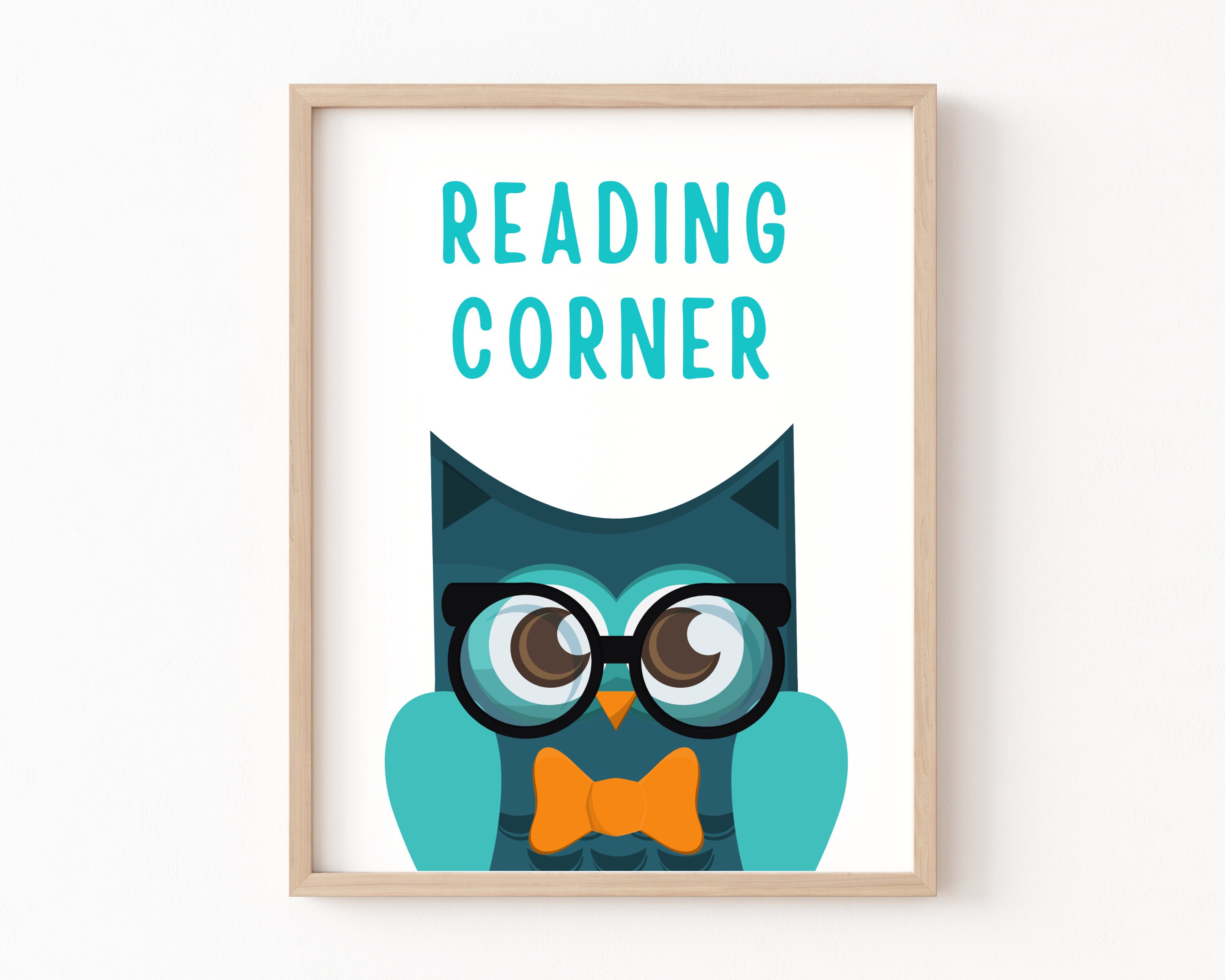 Reading Corner Printable Wall Art, Reading Nook, Reading Posters, Kids ...